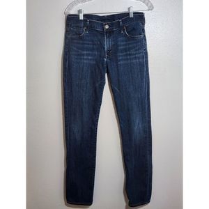 Citizens Of Humanity Jeans Womens 31x31 Ava Low Rise Straight Leg Dark Wash